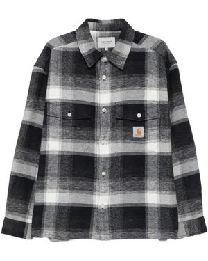Carhartt Esterson Geruite Overhemd - Zwart
