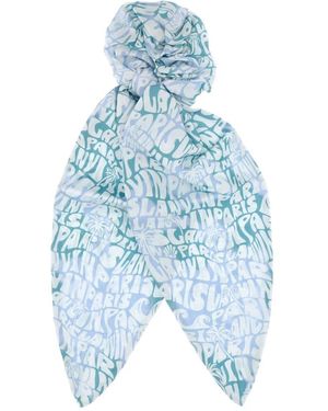 Lanvin Accessoires ,Blauw ,Extra-Accessori Zijden Haaraccessoire