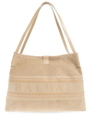 Balmain Tote Bags - Neutro