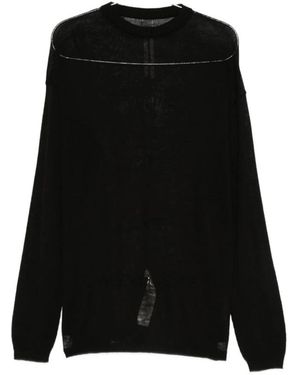 Rick Owens Truien & Vesten ,Zwart ,Ru 01F2672 Kmp 09 Sweater