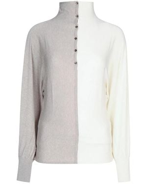 Jacquemus Truien & Vesten ,Leer Le Polo Losange - Wit