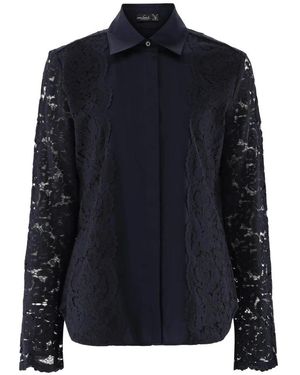 Van Laack Cellai Lace Blouse - Blauw