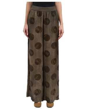 Uma Wang Wide Trousers - Brown