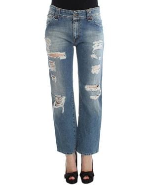 John Galliano Straight Jeans - Blue