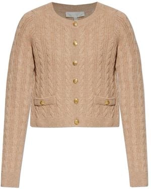 LoveShackFancy Truien & Vesten ,Wol Eugenie Cardigan - Naturel