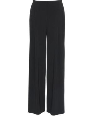 Norma Kamali Wide Trousers - Black