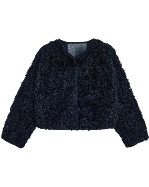 Stand Studio Faux Fur & Shearling Jackets - Blue