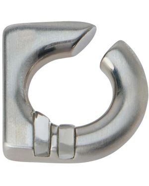 Rick Owens Accessoires ,Grijs ,Crystal Prong Oor Cuffs