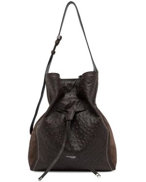 Gianni Chiarini Tassen ,Zwart ,Leer Sienna Bucket Bag