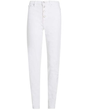Calvin Klein Hohe taille weiße denim mom jeans