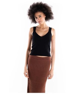 Akep Tops ,Zwart ,Sleeveless Tops