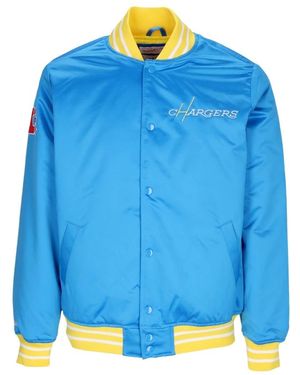 Mitchell & Ness Bomber Jackets - Blue