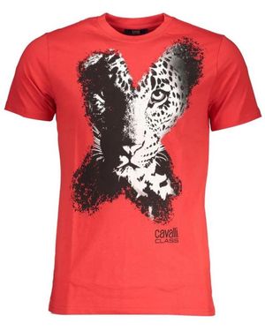 Roberto Cavalli T-Shirts - Red