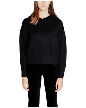 Vero Moda Vmovilla Hoodie Lange Mouw Truien - Zwart