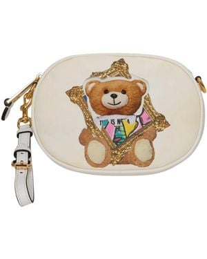 Moschino Cross Body Bags - Metálico