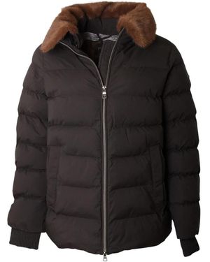 Geox Jassen ,Bruin ,Denton Mantel - Zwart