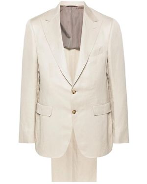 Canali Single Breasted Suits - Neutro
