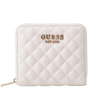 Guess Accessoires ,Roze ,Leer Eco Rianee Portemonnee