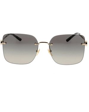 Gucci Accessoires ,Grijs ,Pilotenzonnebril