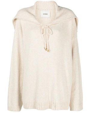 Aeron Round-Neck Knitwear - Natural