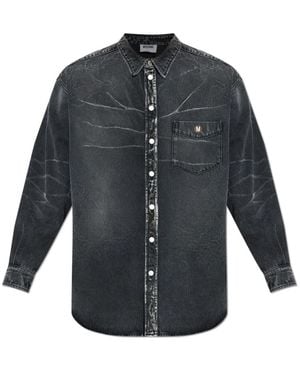 Moschino Denim Shirts - Blue