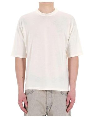Roberto Collina Weiße T-Shirts Und Polos Leichte Eleganz