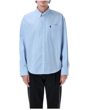 Ami Paris Overhemden ,Blauw ,Formal Shirts