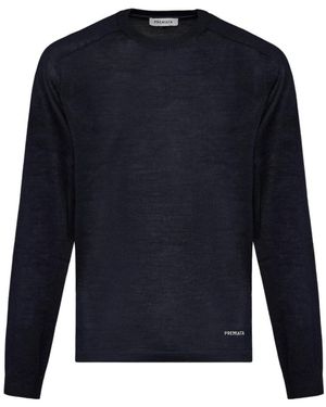 Premiata Truien & Vesten ,Blauw ,Wol Pmg 18S30 Trui Met Ronde Hals