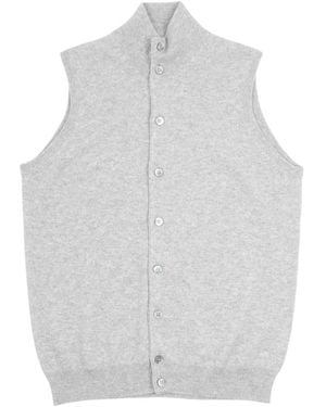 FILIPPO DE LAURENTIIS Sleeveless Jumpers - Grey