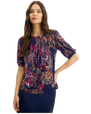 iN FRONT Overhemden ,Veelkleurig ,Blouses & Shirts - Blauw
