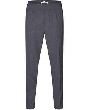 Samsøe & Samsøe Slim-Fit Trousers - Blue