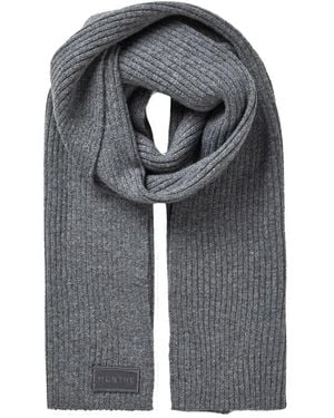 Munthe Accessoires ,Grijs ,Geribbelde Sjaal