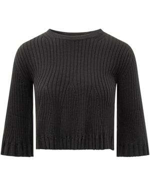 Loulou de Saison Round-Neck Knitwear - Black