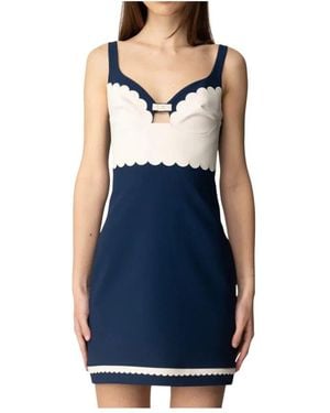 Elisabetta Franchi Elegantes Modisches Damenkleid - Blau