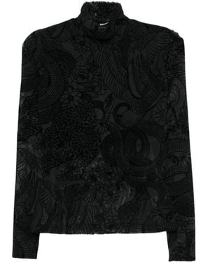 Just Cavalli Long Sleeve Tops - Negro
