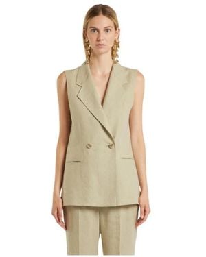 Marella Vests - Metallic