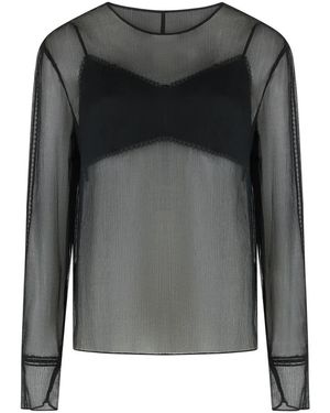Vince Long Sleeve Tops - Grigio