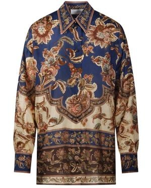 Zimmermann Aster Relaxed Shirt - Blauw