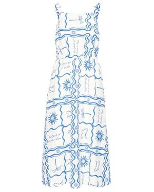 Ichi Firisa Kleid - Blau