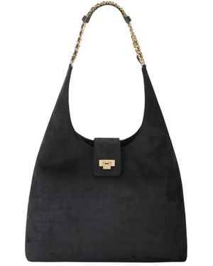 Elisabetta Franchi Shoulder Bags - Black