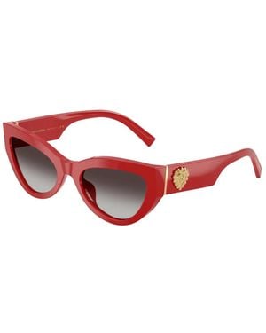 Dolce & Gabbana Cat-Eye-Sonnenbrille - Rot