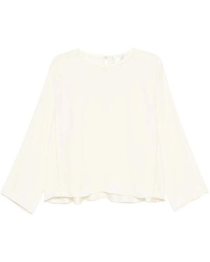 forte_forte Overhemden ,Wit ,Blouses - Naturel