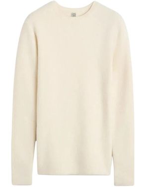 TOTEME Round-Neck Knitwear - Blanco