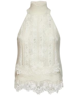 Ermanno Scervino Sleeveless Tops - White