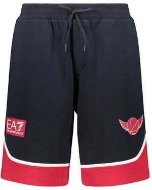 EA7 Casual Shorts - Azul