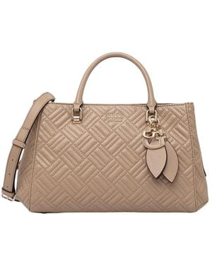 Guess Sally Crossbody Tas - Naturel