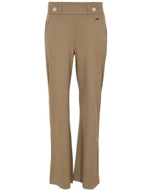 Maicazz Broeken ,Leer Travel Xavi Pants - Naturel