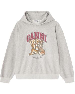 Ganni Hoodies - Gris