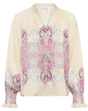 Saint Tropez Overhemden ,Veelkleurig ,Blouses - Roze