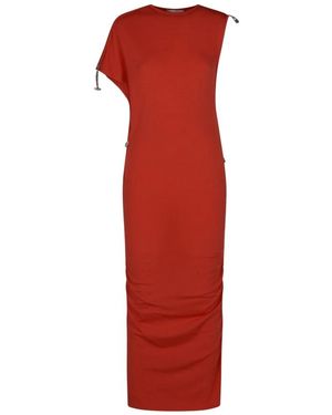 Coperni Adjustable Knit Dress - Rood